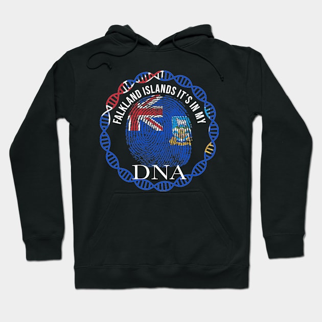 Falkland Islands Its In My DNA - Gift for Falkland Islanders From Falkland Islands Hoodie by Country Flags